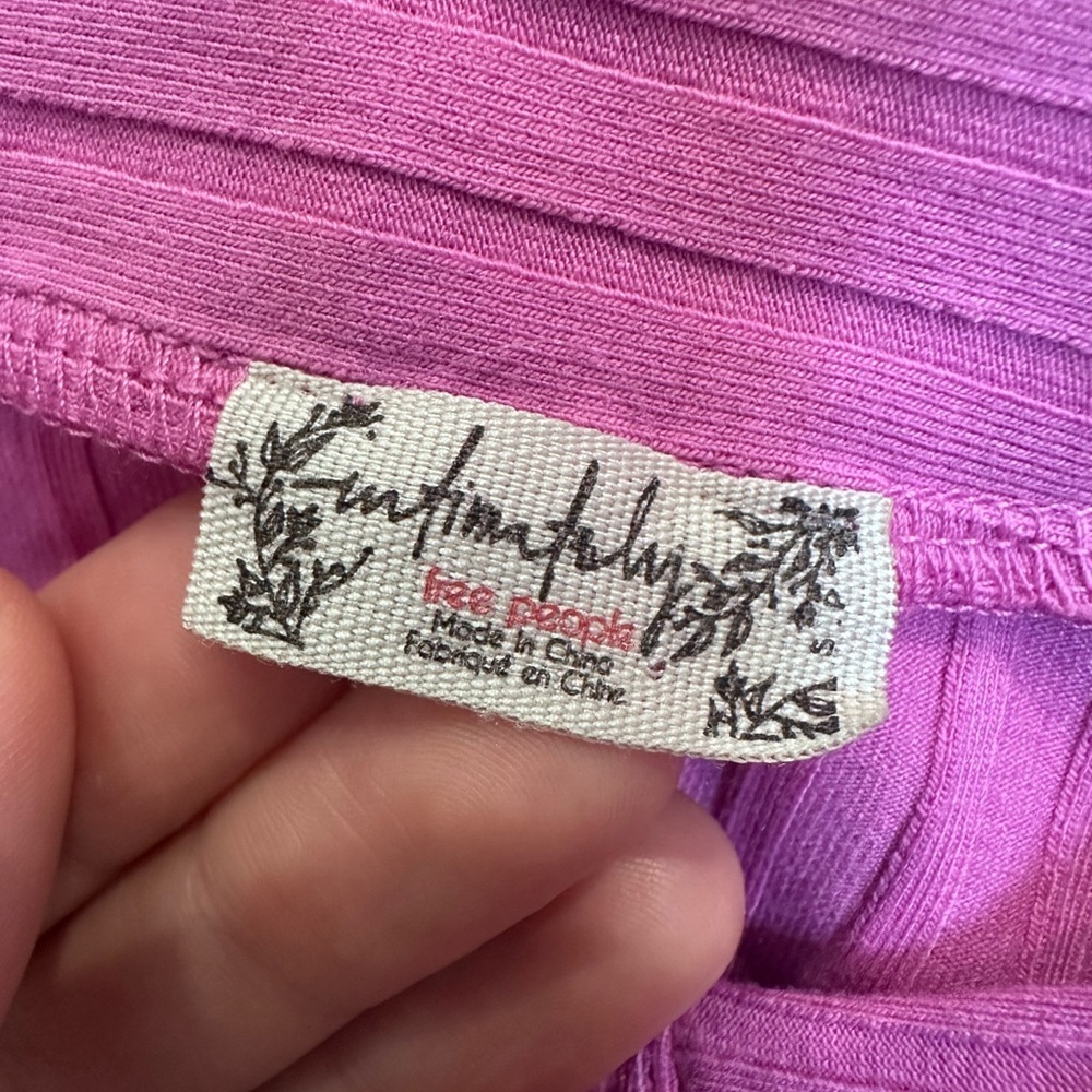 Free People corset style top in pink - Picture 4 of 5